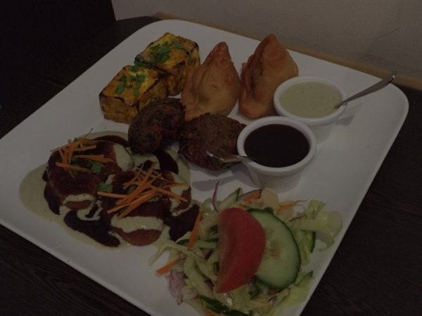 veggie tasting plate